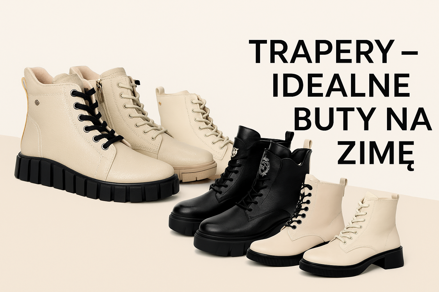 Ciepłe trapery - idealne buty na zimę !