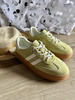 Damskie zielone lekkie skórzane obuwie sportowe półbuty 