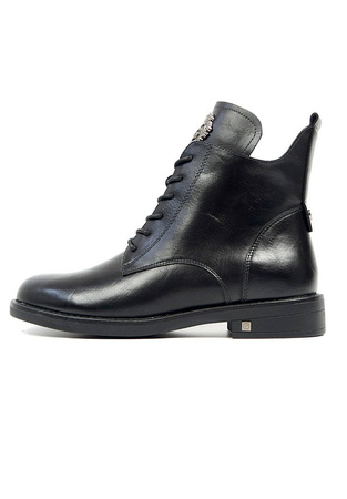 Damskie czarne botki Potocki