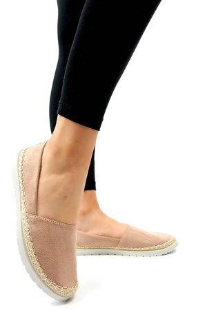 Damskie beżowe espadryle Potocki