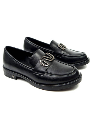 Damskie czarne baleriny Potocki