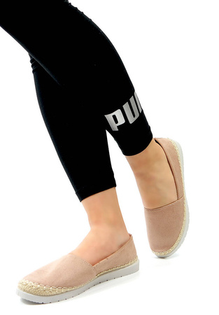 Damskie beżowe espadryle Potocki