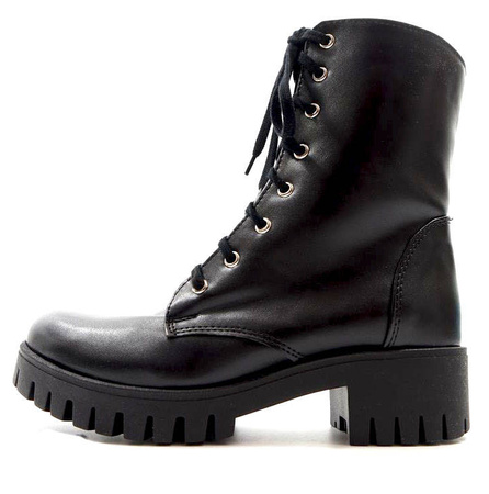 Damskie czarne workery trapery