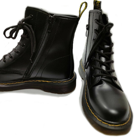 DAMSKIE CZARNE SPORTOWE BOTKI