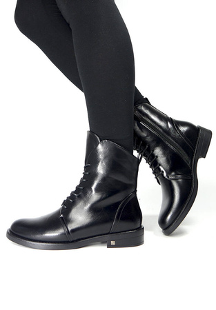 Damskie czarne botki Potocki