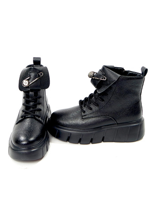 Damskie beżowe botki 19333 Potocki