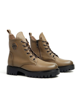 Damskie trapery beżowe Potocki