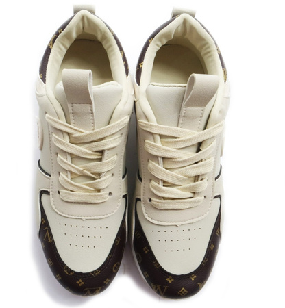 Damskie beżowe obuwie sportowe