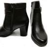 DAMSKIE CZARNE BOTKI NA OBCASIE