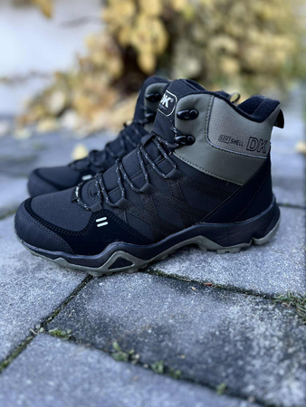 Buty męskie czarne khaki trekkingowe DK SWAT HIGH VB17782 41