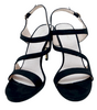 DAMSKIE CZARNE SANDAŁY 10CM