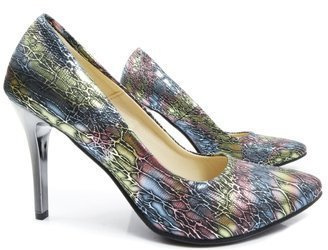 Damskie czarne szpilki 3d