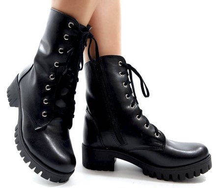 Damskie czarne workery trapery