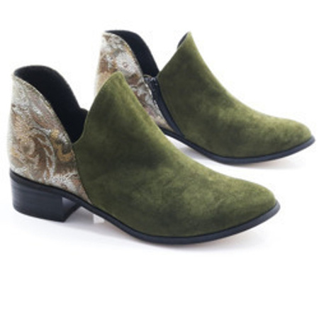 DAMSKIE OLIWKOWE ZAMSZOWE BOTKI