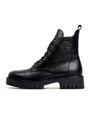 Damskie czarne trapery Potocki