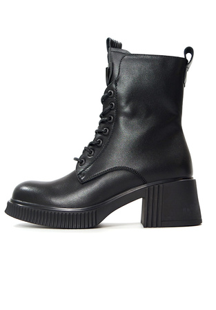 Damskie czarne botki SKÓRA 10302 Cambell