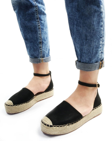 DAMSKIE CZARNE SANDAŁY